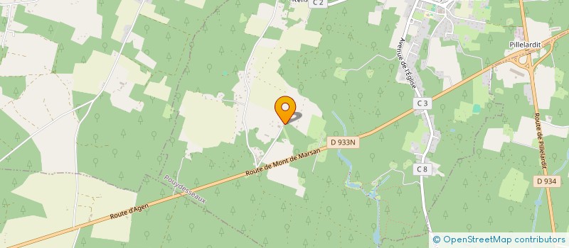 localisation de l'entreprise ASSOCIATION LE BIOME  POUYDESSEAUX