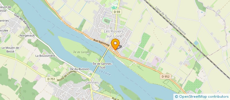 localisation de l'entreprise ASSOCIATION LE BOCAL à GENNES-VAL-DE-LOIRE