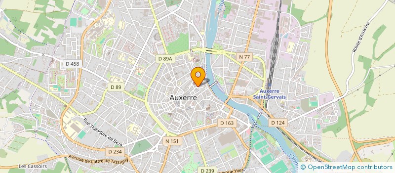localisation de l'entreprise ASSOCIATION LE BON AIR à AUXERRE