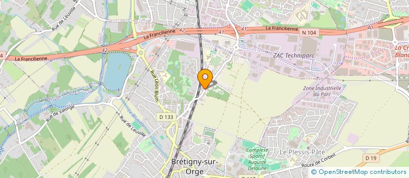 localisation de l'entreprise ASSOCIATION LE BON SAMARITAIN à BRETIGNY-SUR-ORGE