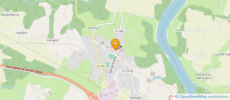 localisation de l'entreprise ASSOCIATION LE BONHEUR DE L'ANGE  MARZAN