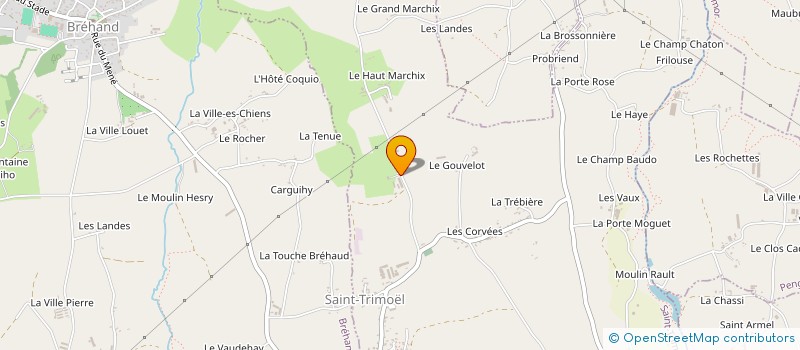 localisation de l'entreprise ASSOCIATION LE BOTRAI  SAINT-TRIMOEL