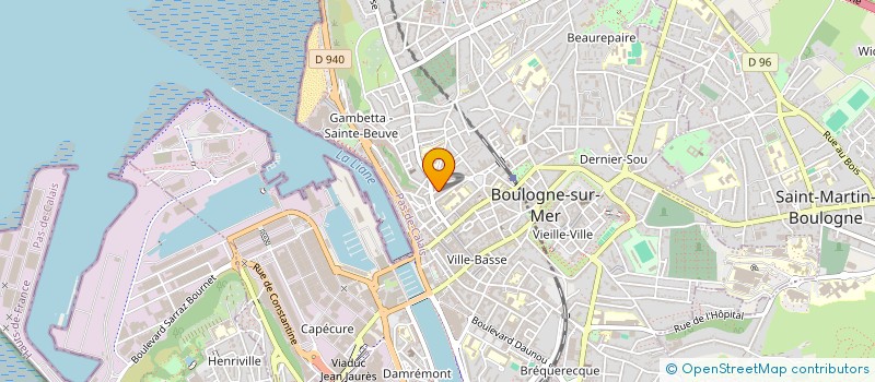 localisation de l'entreprise ASSOCIATION LE BOUQUET D'ART à BOULOGNE-SUR-MER