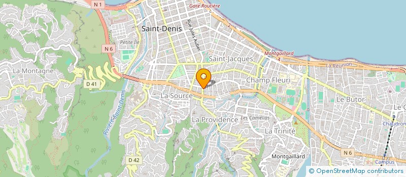 localisation de l'entreprise ASSOCIATION LE BOUT DU TUNNEL à SAINT-DENIS