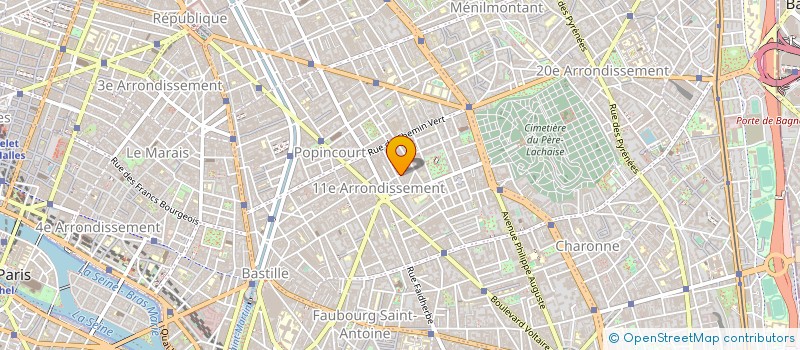 localisation de l'entreprise ASSOCIATION LE BRIC A BRAC  PARIS