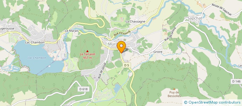 localisation de l'entreprise ASSOCIATION LE BUS  MUROL