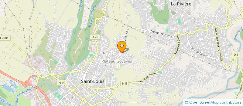 localisation de l'entreprise ASSOCIATION LE CAF ET THEATRE à SAINT-LOUIS