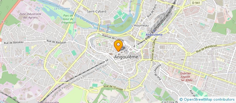 localisation de l'entreprise ASSOCIATION LE CAFE THEATRE à ANGOULEME