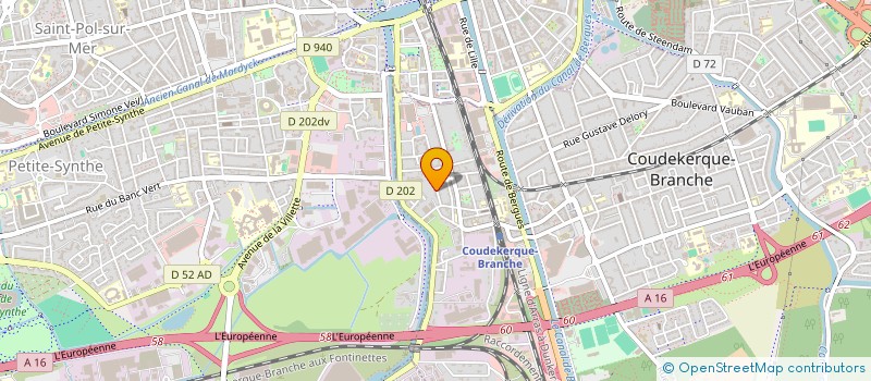 localisation de l'entreprise ASSOCIATION LE CALAME  COUDEKERQUE-BRANCHE