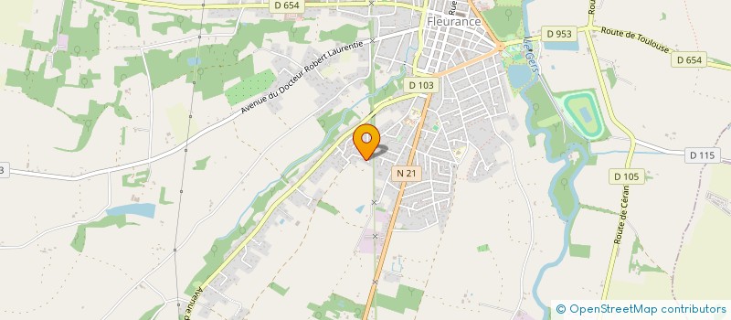 localisation de l'entreprise ASSOCIATION LE CALEPIN JAUNE - LE CALEPIN JAUNE EDITIONS à FLEURANCE