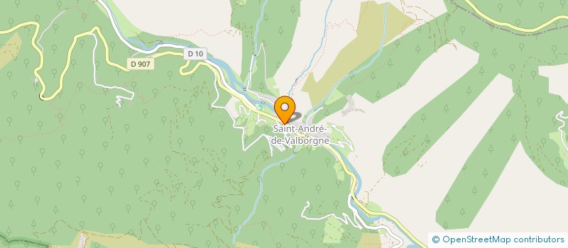 localisation de l'entreprise ASSOCIATION LE CAMBON  SAINT-ANDRE-DE-VALBORGNE