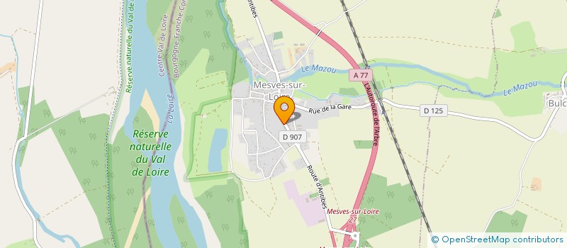 localisation de l'entreprise ASSOCIATION LE CAMP à MESVES-SUR-LOIRE