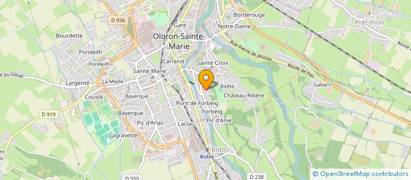 localisation de l'entreprise ASSOCIATION LE CENTAURE à OLORON-SAINTE-MARIE