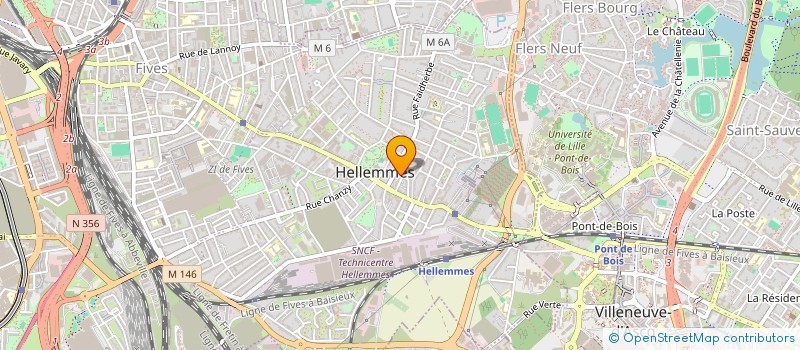 localisation de l'entreprise ASSOCIATION LE CHAT PERCANT à LILLE
