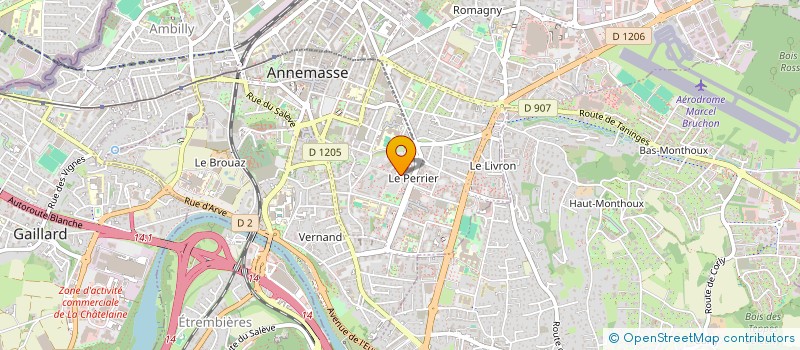 localisation de l'entreprise ASSOCIATION LE CHATEAU ROUGE à ANNEMASSE