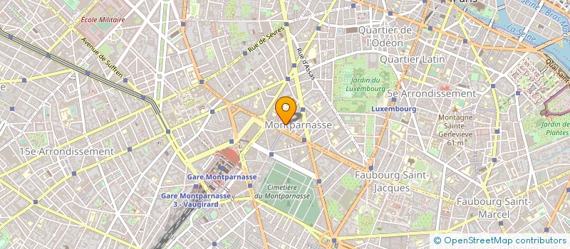 localisation de l'entreprise ASSOCIATION LE CHATEL  PARIS