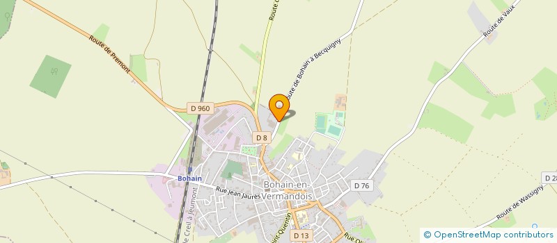localisation de l'entreprise ASSOCIATION LE CHENE BLAMPIN à BOHAIN-EN-VERMANDOIS