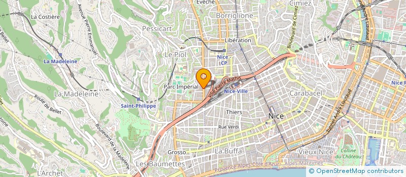 localisation de l'entreprise ASSOCIATION LE CHIEN DU MONDE  NICE