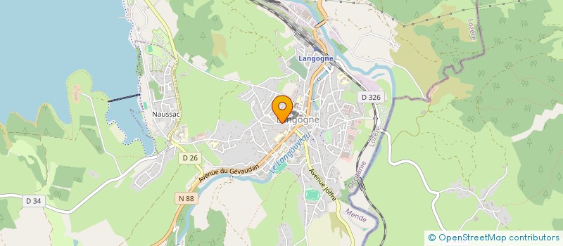 localisation de l'entreprise ASSOCIATION LE CHOISINAIT  LANGOGNE