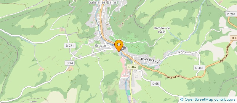 localisation de l'entreprise ASSOCIATION LE CLYNTON  BRACON