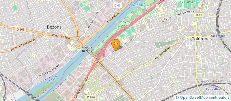 localisation de l'entreprise ASSOCIATION LE COEUR SUR LA MAIN POUR DEHANE  COLOMBES