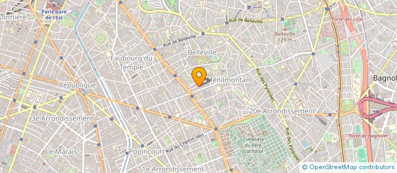 localisation de l'entreprise ASSOCIATION LE CORNET A DES  PARIS