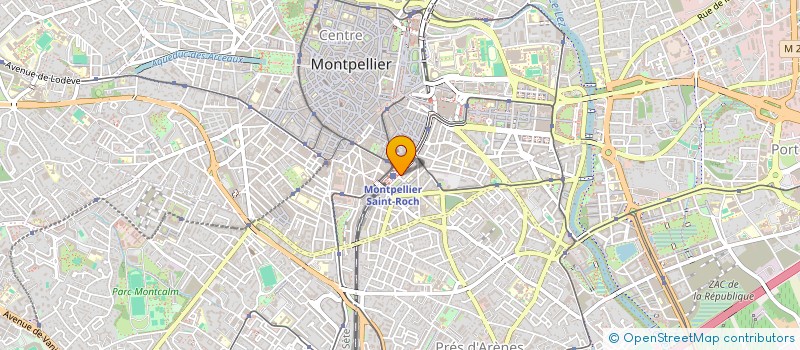 localisation de l'entreprise ASSOCIATION LE CORPS EN POESIE à MONTPELLIER