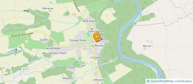 localisation de l'entreprise ASSOCIATION LE CORPS ET L'ESPRIT  MAS-GRENIER