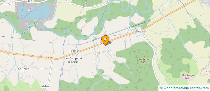 localisation de l'entreprise ASSOCIATION LE COUNTIROU à MIREPOIX