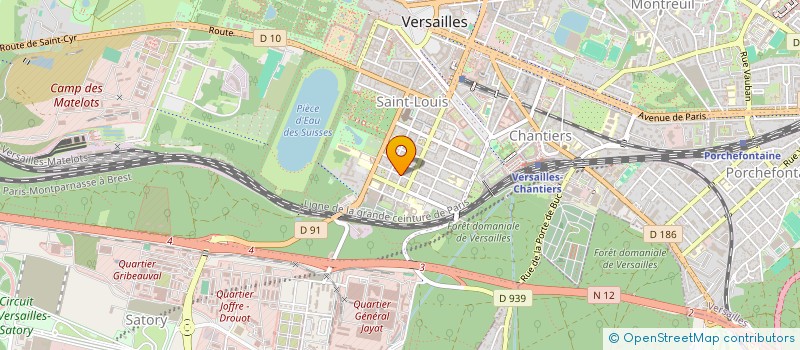 localisation de l'entreprise ASSOCIATION LE CRASHTEST à VERSAILLES