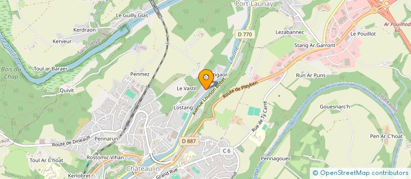 localisation de l'entreprise ASSOCIATION LE DOARE ARCHIVES à CHATEAULIN