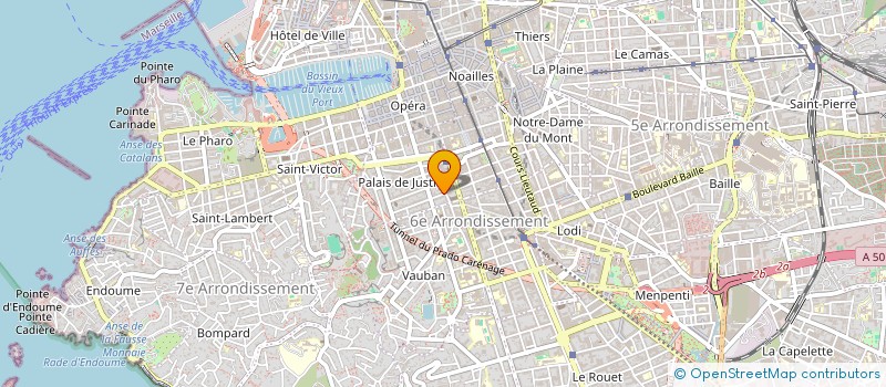 localisation de l'entreprise ASSOCIATION LE FIL  MARSEILLE