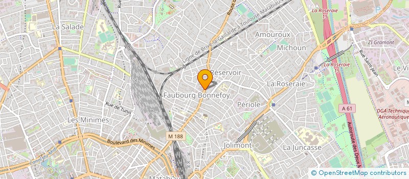localisation de l'entreprise ASSOCIATION:LE FIL D'ARGENT à TOULOUSE