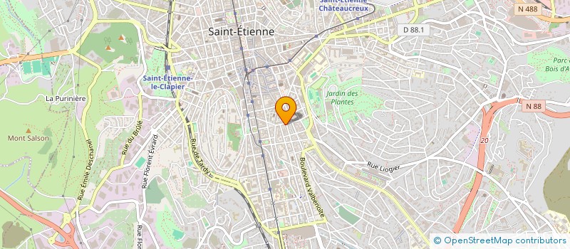 localisation de l'entreprise ASSOCIATION LE FIL D ARIANE à SAINT-ETIENNE