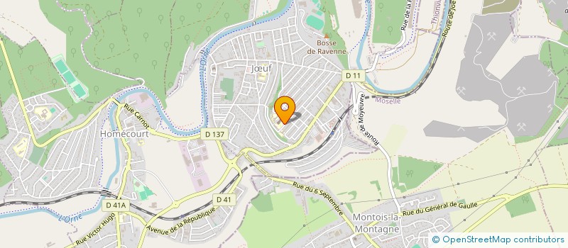 localisation de l'entreprise ASSOCIATION LE FIL D OR  JUF