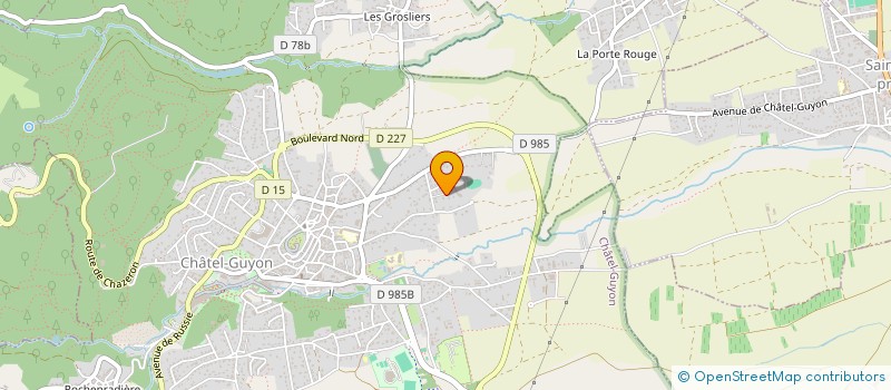 localisation de l'entreprise ASSOCIATION LE FIL DE SOI  CHATELGUYON