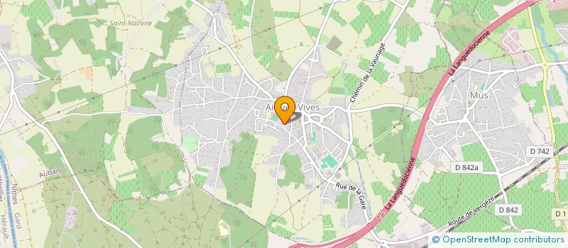 localisation de l'entreprise ASSOCIATION LE FOYER  AIGUES-VIVES