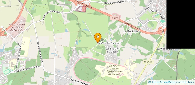 localisation de l'entreprise ASSOCIATION LE FRENE à BOUGUENAIS
