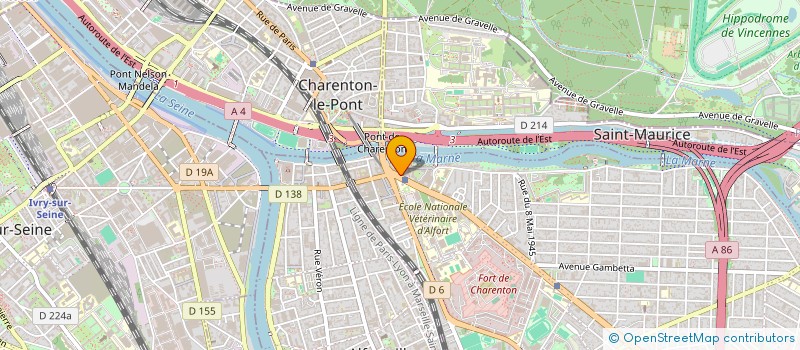 localisation de l'entreprise ASSOCIATION LE FROMAGE  MAISONS-ALFORT