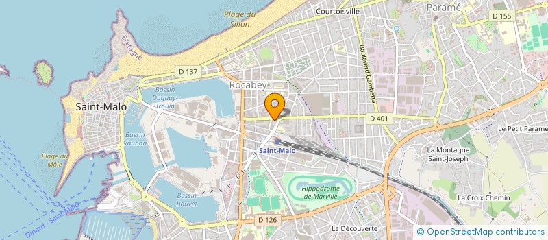 localisation de l'entreprise ASSOCIATION LE GOELAND  SAINT-MALO