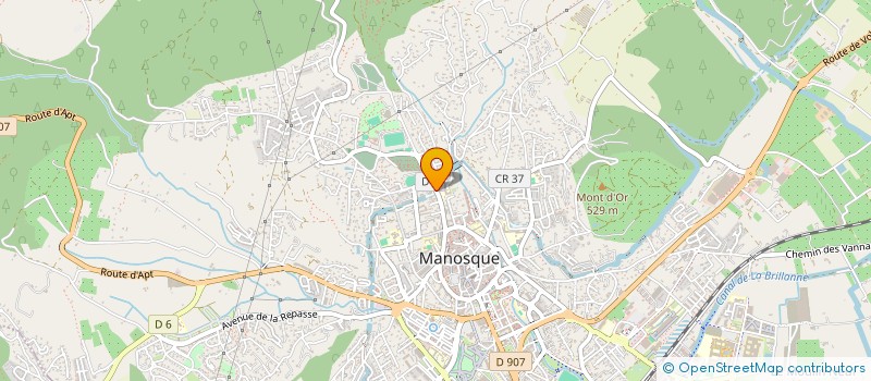 localisation de l'entreprise ASSOCIATION LE GRAND ATELIER à MANOSQUE