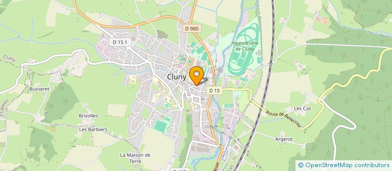 localisation de l'entreprise ASSOCIATION LE GRAND JETE à CLUNY