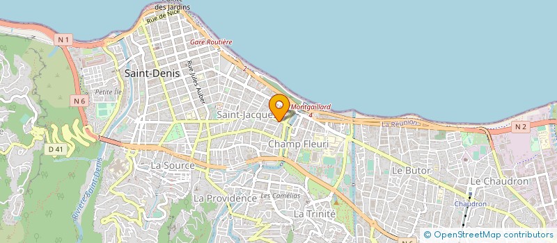 localisation de l'entreprise ASSOCIATION LE GRAND RAID à SAINT-DENIS