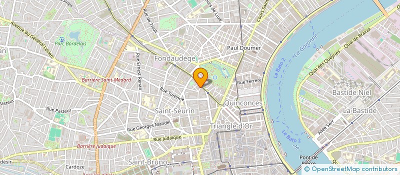 localisation de l'entreprise ASSOCIATION LE GRIFFON  BORDEAUX