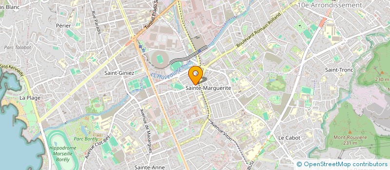 localisation de l'entreprise ASSOCIATION LE GROMMELO THEATRE  MARSEILLE