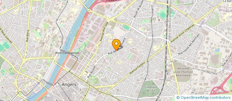 localisation de l'entreprise ASSOCIATION LE GUERRIER à ANGERS