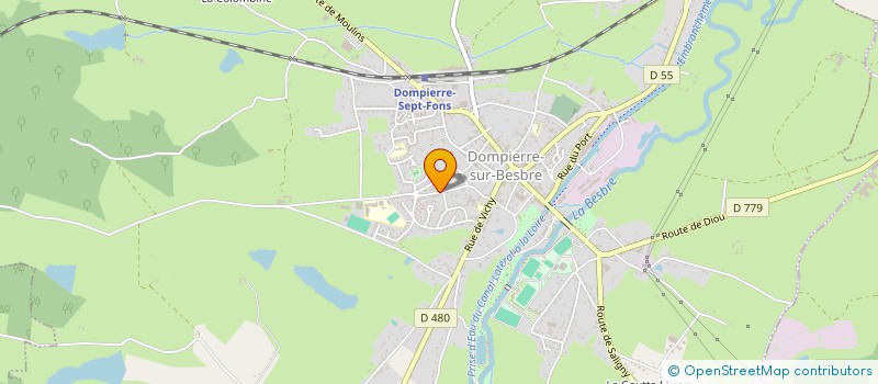 localisation de l'entreprise ASSOCIATION LE HAVRE D' AUTOMNE à DOMPIERRE-SUR-BESBRE