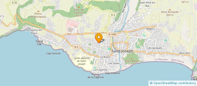 localisation de l'entreprise ASSOCIATION LE HAVRE DE PAIX à SAINT-JOSEPH