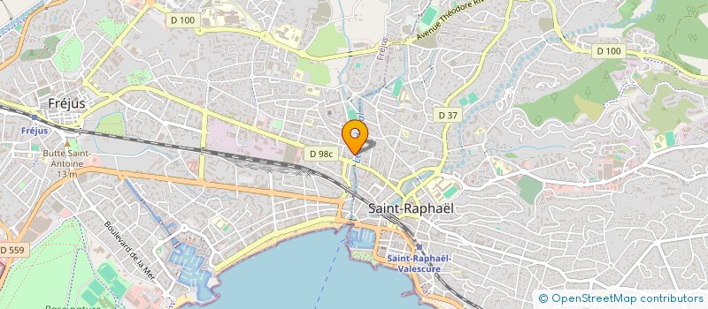 localisation de l'entreprise ASSOCIATION LE JARDIN DU BIEN à FREJUS