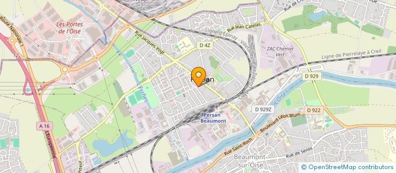 localisation de l'entreprise ASSOCIATION LE JEUNE LIBRE  PERSAN